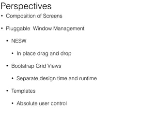 Workbench Perspective 
 