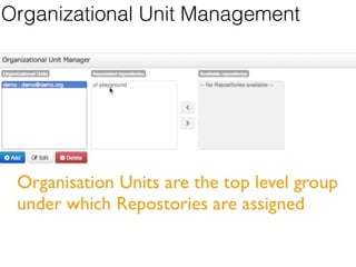Organizational Unit Management 
 