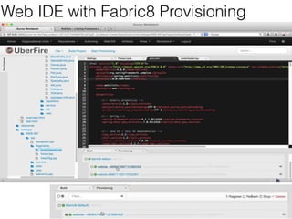 Web IDE with Maven Output 
 