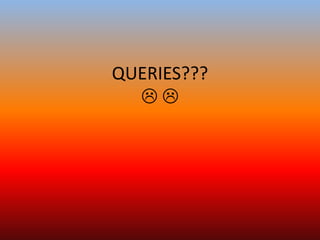 QUERIES???
 
 