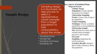 Business Research Methodology-research design and sampling | PPTX