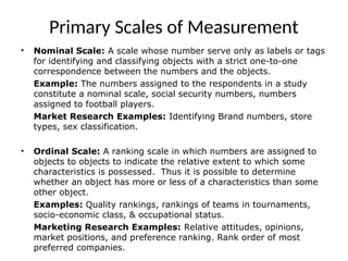 Number Scale Example BRM_Unit-3 business research for mba git | PPT