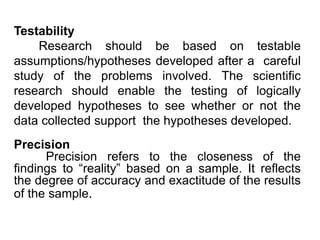 Define Testable Science Business Research Methodology unit 1ppt.ppt