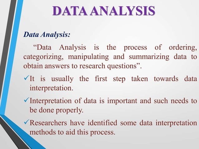 Data Analysis & Interpretation and Report Writing | PDF | Educational ...