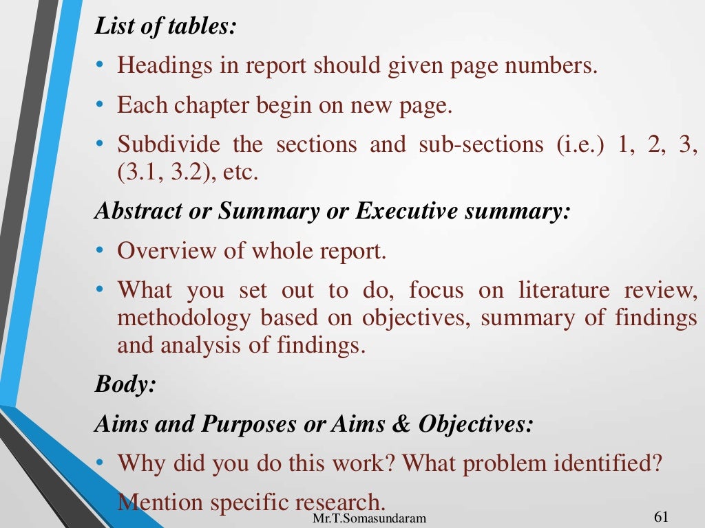 Data Analysis & Interpretation and Report Writing