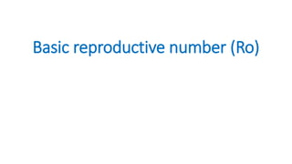 Basic reproductive number (Ro)
 