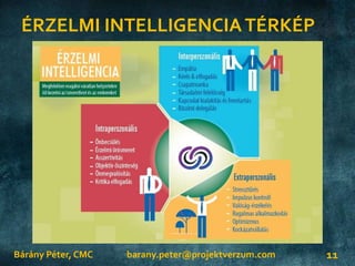 ÉRZELMI INTELLIGENCIATÉRKÉP
Bárány Péter, CMC 11barany.peter@projektverzum.com
 