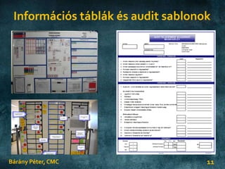 Információs táblák és audit sablonok




Bárány Péter, CMC                   11
 