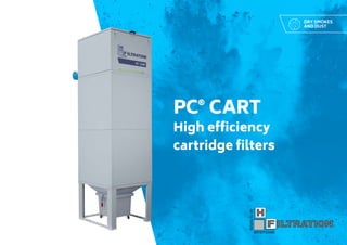 PC®
CART
High efficiency
cartridge filters
DRY SMOKES
AND DUST
 