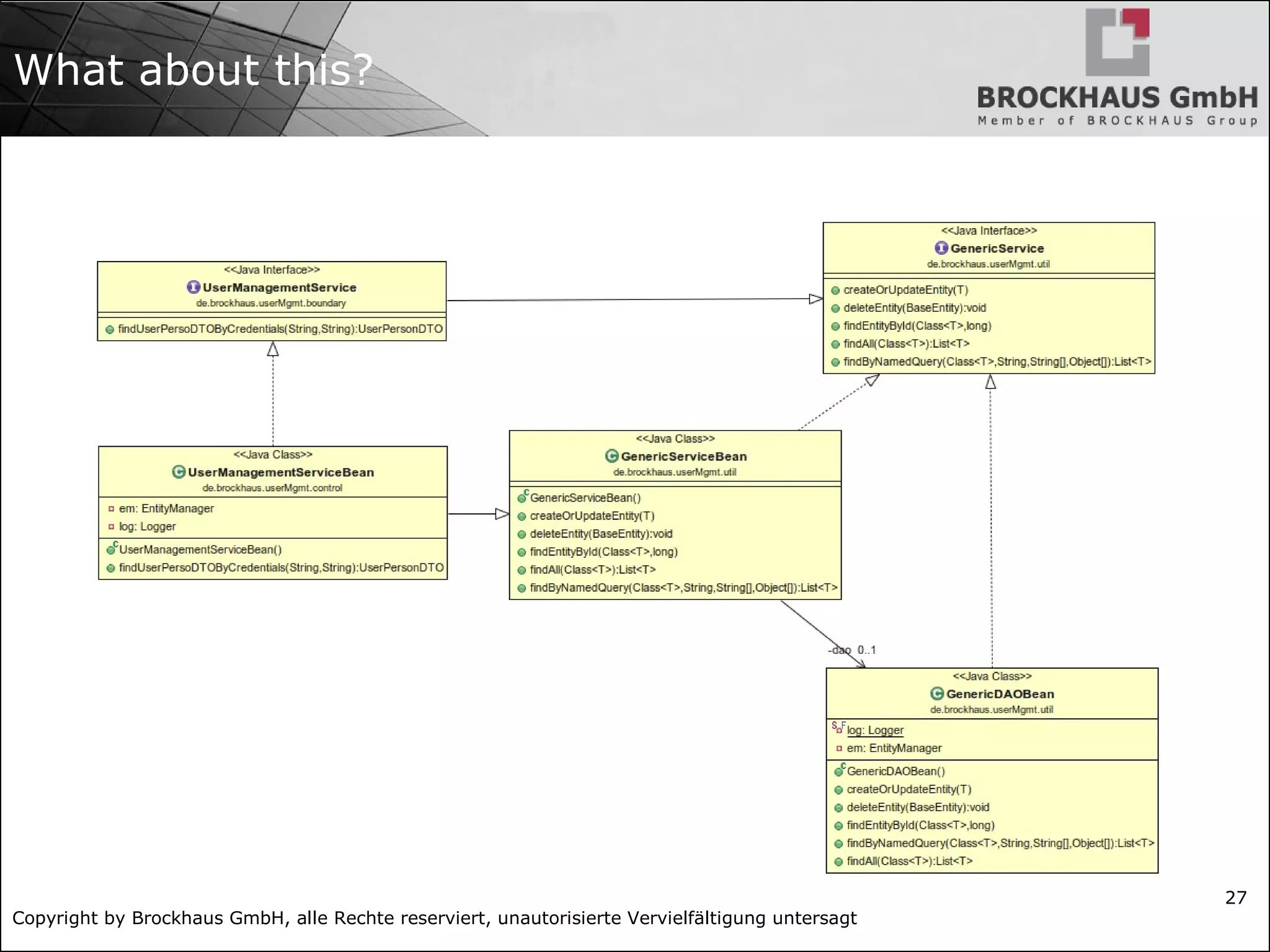 Copyright by Brockhaus GmbH, alle Rechte reserviert, unautorisierte Vervielfältigung untersagt
27
What about this?
 