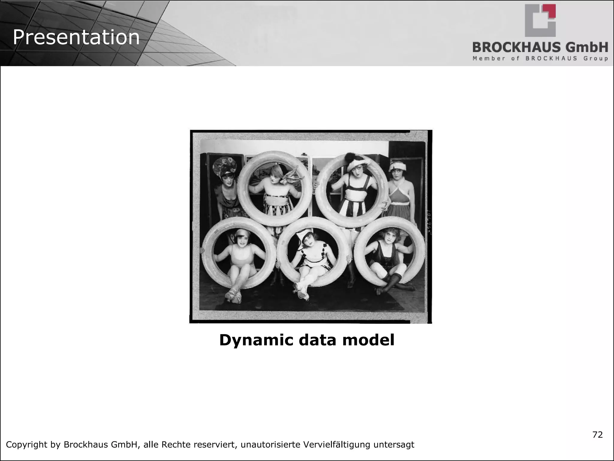 Copyright by Brockhaus GmbH, alle Rechte reserviert, unautorisierte Vervielfältigung untersagt
72
Presentation
Dynamic data model
 