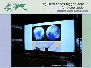 Big Data needs bigger ideas
            for visualization
          Tetherless World Constellation




      (Fox &Hendler, Science, 2/11/10)
 