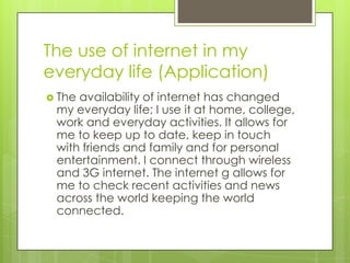 Broadband internet services | PPTX