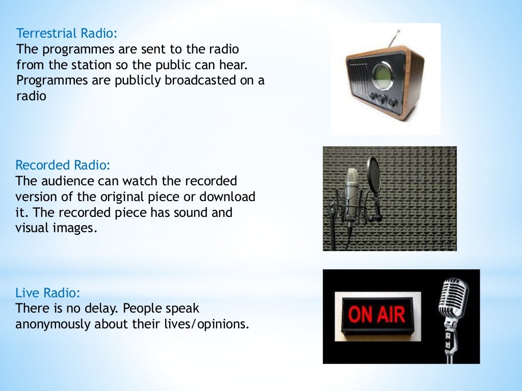 Broadcast and non broadcast products presentation