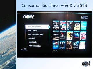 Consumo não Linear – VoD via STB 
 