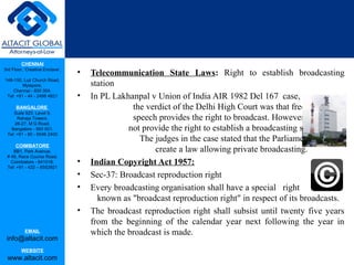 Broadcasting right | PPT