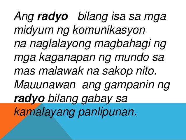 Broadcast Media Radyo broadcast-media-radyo