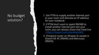 No budget
solution?
https://tinyurl.com/sharelineUKM
 