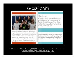 Glossi.com 
Glossi.com/TitansDigest/103846-titans-digest-may-issue?sb=anon-e6d83e18888a178ac750e40c5d2d460c 
 
