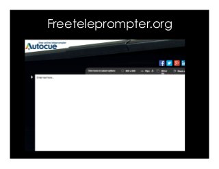 Freeteleprompter.org 
 