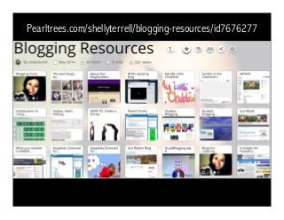 Pearltrees.com/shellyterrell/blogging-resources/id7676277 
 