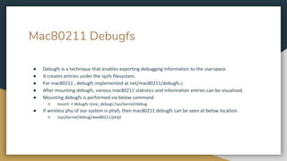 Linux 802.11 subsystem and brcmsmac WLAN driver | PPTX