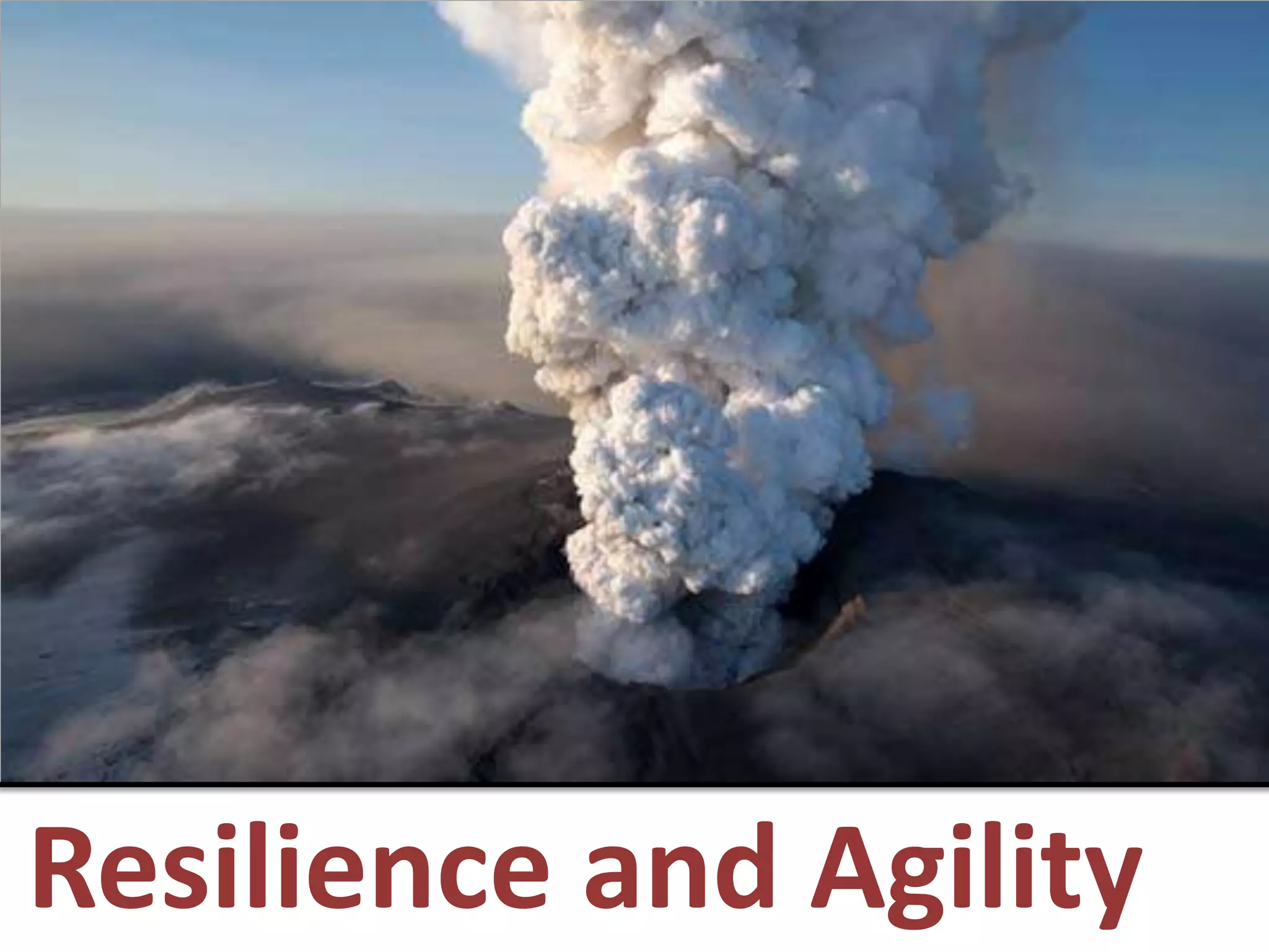 Resilience and Agility