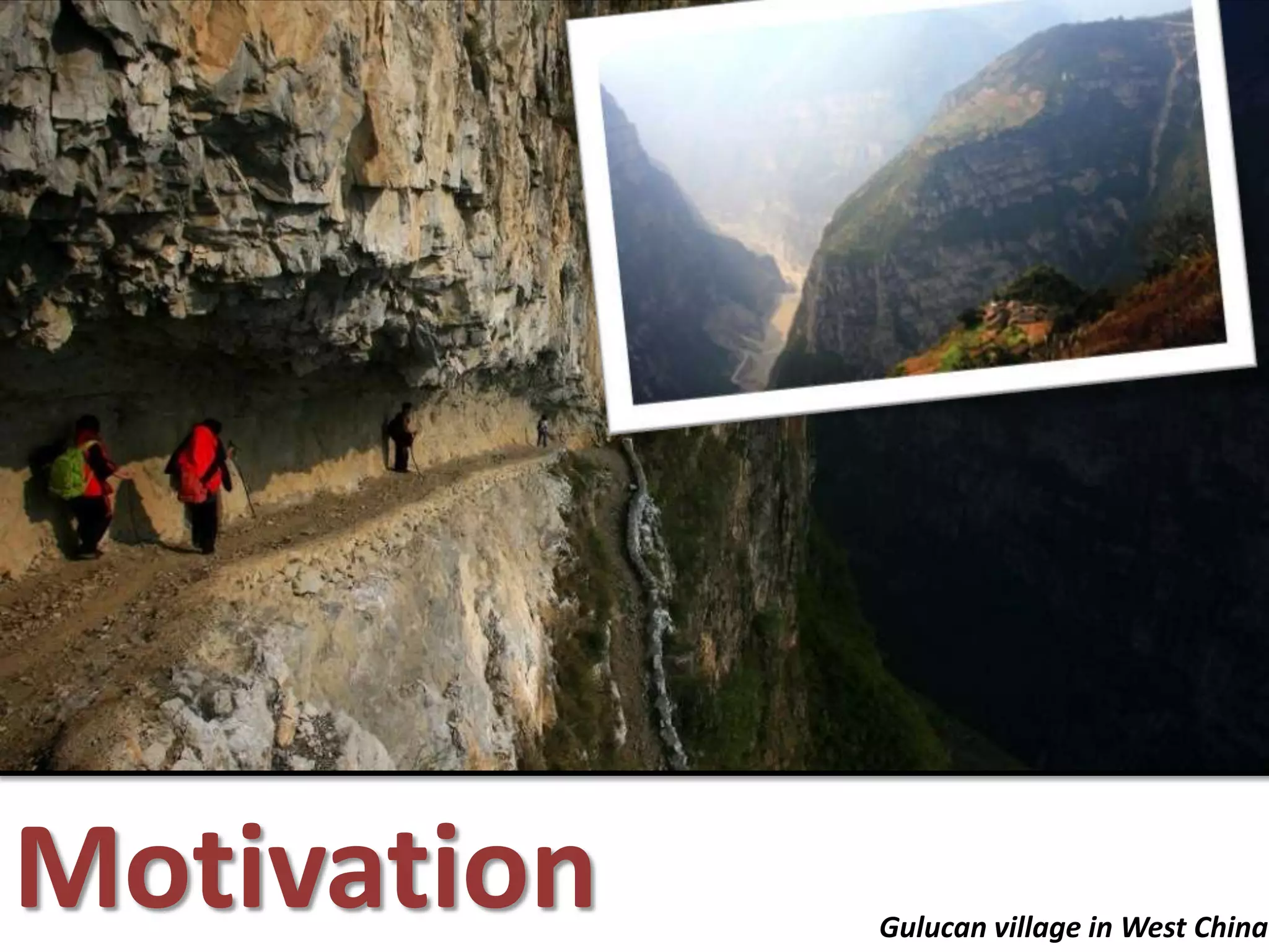 MotivationGulucan village in West China