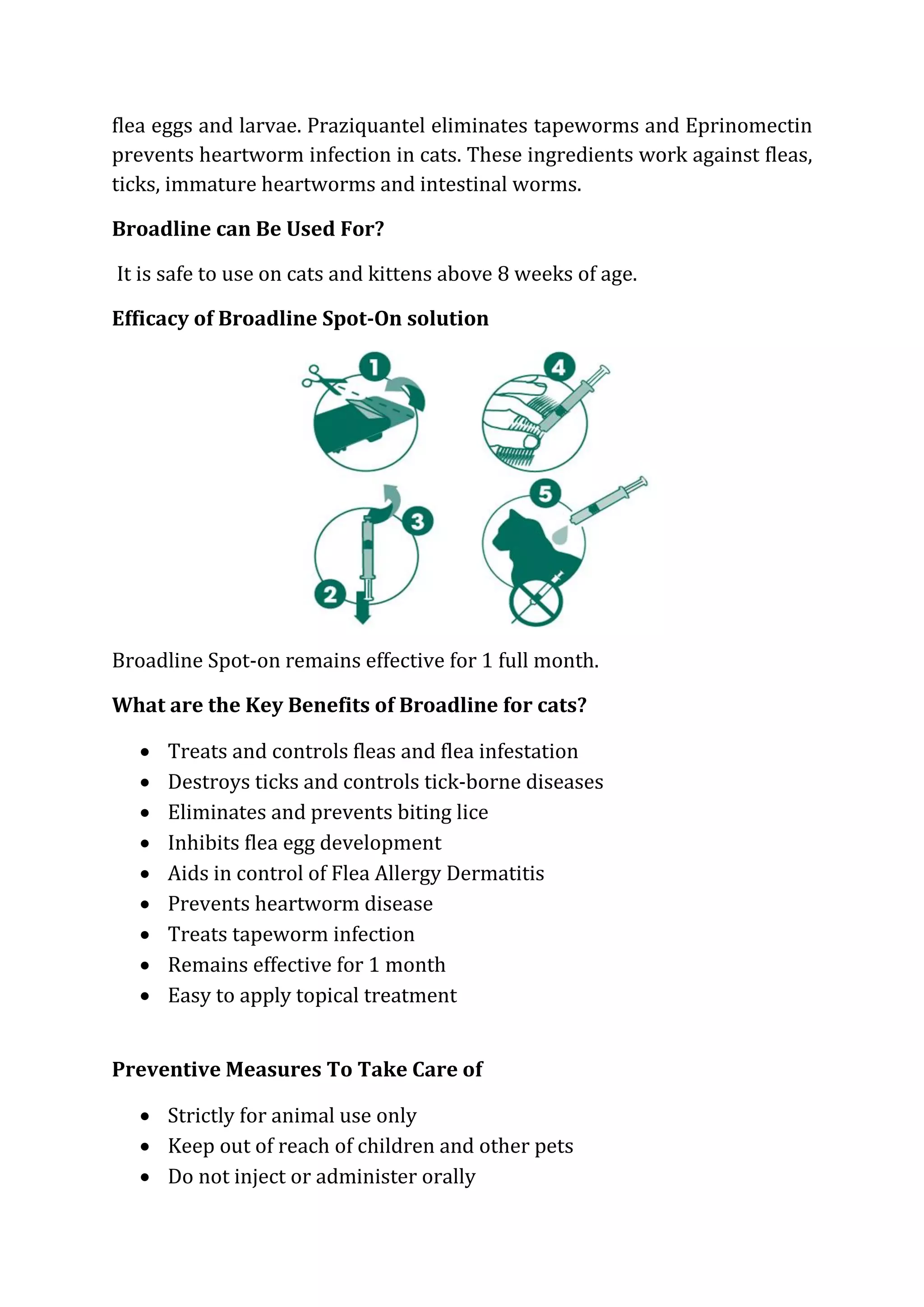 Picture Idea: Broadline Best Flea Treatment For Cats Budgetvetcare