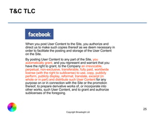 T&C TLC  When you post User Content to the Site, you authorize and direct us to make such copies thereof as we deem necess...