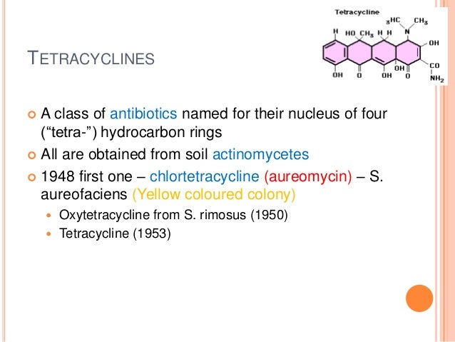 Tetracycline Class Of Antibiotics