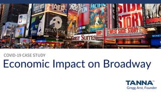 Economic Impact on Broadway
Gregg Arst, Founder
 