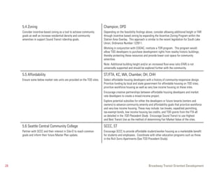 Broadway Tod Report 3 Recommendations | PDF