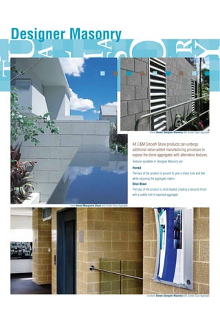 Masonry Stone Brochure | PDF