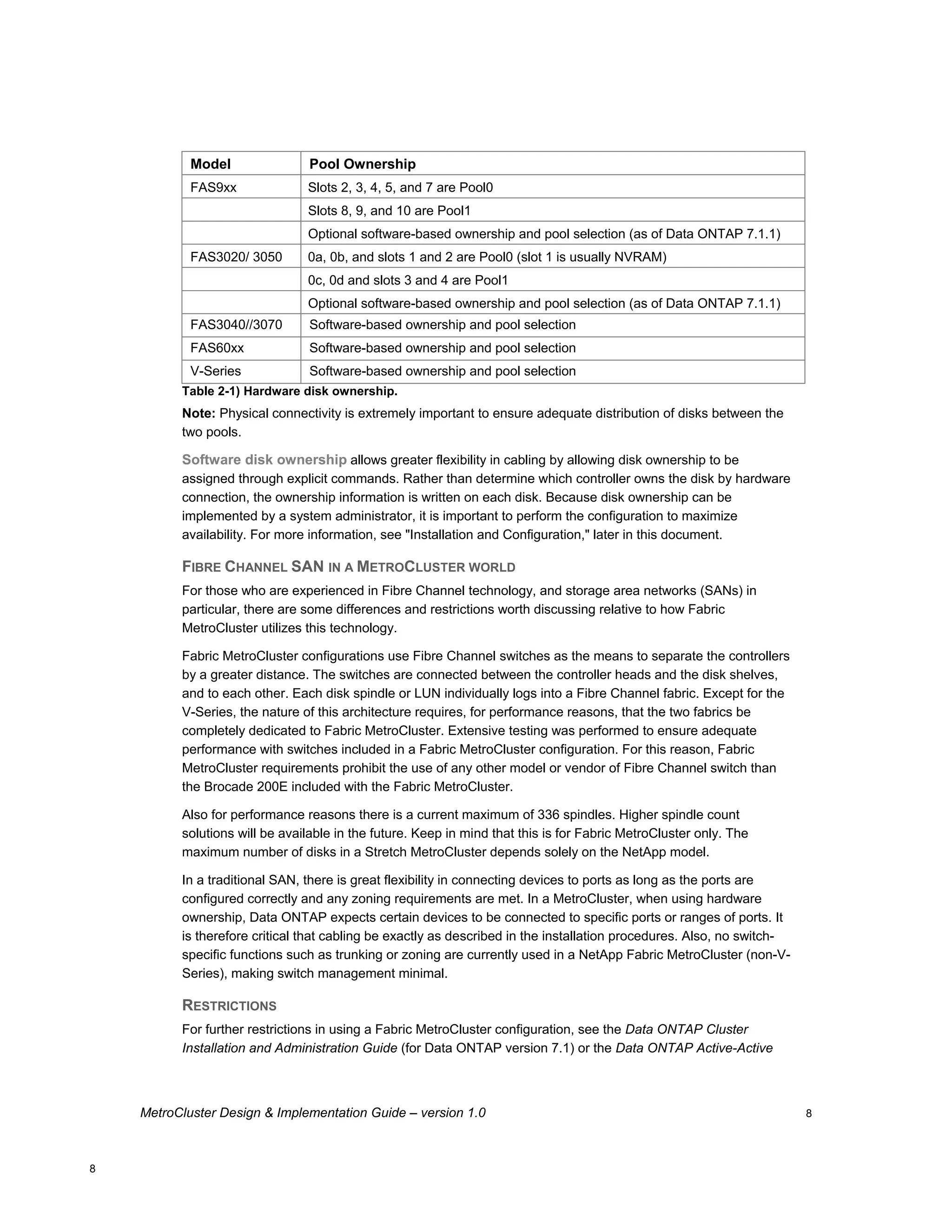 Brocade200 E Metro Cluster Design