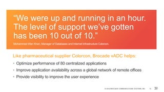 Let the conversation flow with Brocade vADC