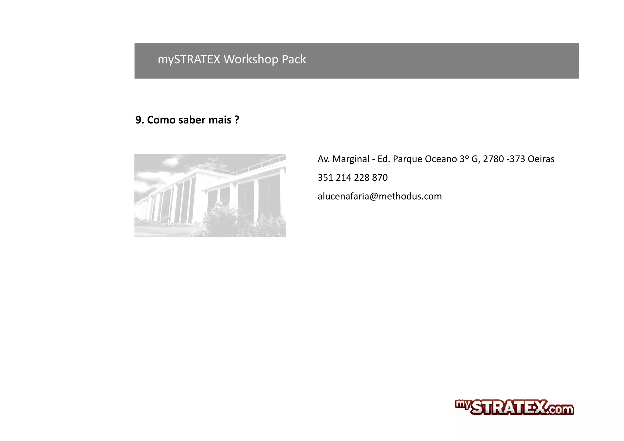 mySTRATEX Simulation Pack
 