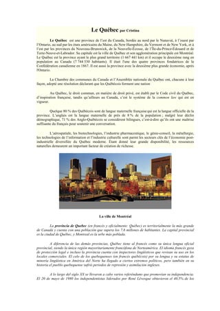 Brochure sur la Francophonie