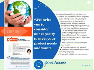 Kore Access, Incorporated Brochure