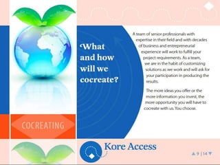 Kore Access, Incorporated Brochure