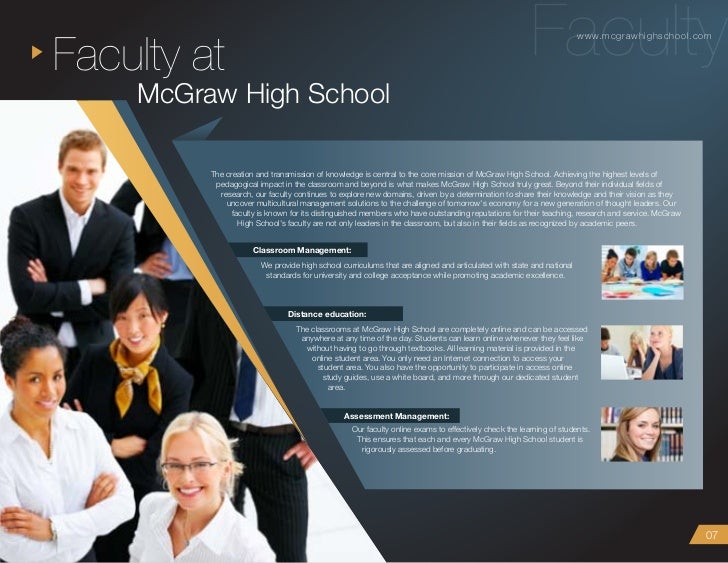 McGraw High School Brochure 2012