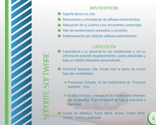 Presentacion Prosercol Asesores Ltda