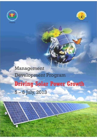 Management Development Program - Driving Solar Power Growth.