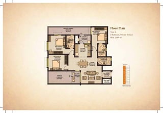 Floor Plan

Type A
3 Bedroom, Private Terrace
SBA: 1,669 sft

Key Plan

 