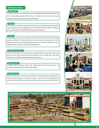 Bfgi Information Brochure of Baba Farid Group Of Institutions. | PDF