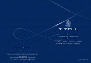 Truefitt & Hill India catalogue