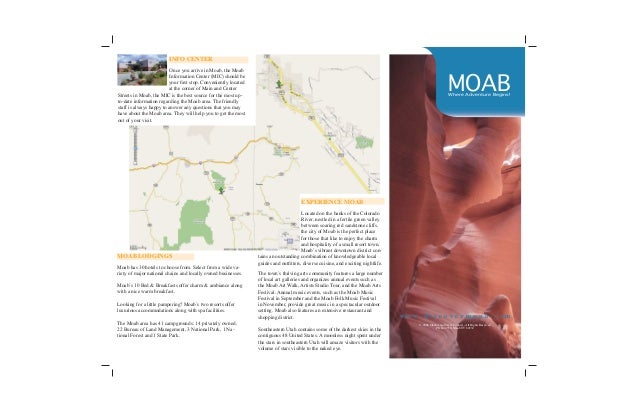 moab utah national park sample tri fold brochure sample tri fold brochures