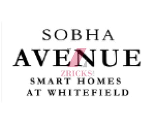 Sobha Avenue Brochure - Zricks.com