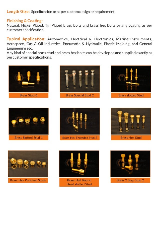 ME Brass _ Manufacturer of Brass Components