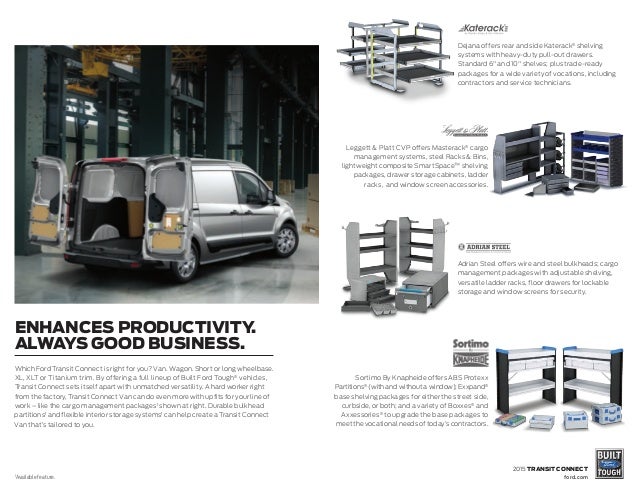 2019 ford transit connect brochure
